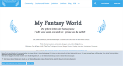 Desktop Screenshot of myfantasyworld.de