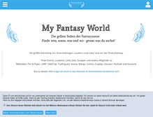 Tablet Screenshot of myfantasyworld.de